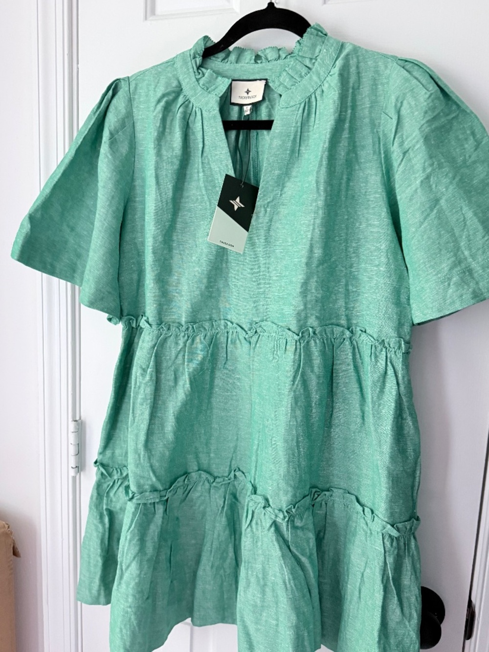 NWT TUCKERNUCK SEA GREEN dress